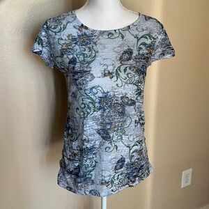 Motherhood maternity embellished burnout top